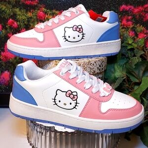 Womens Hello Kitty Casual Court Sneakers